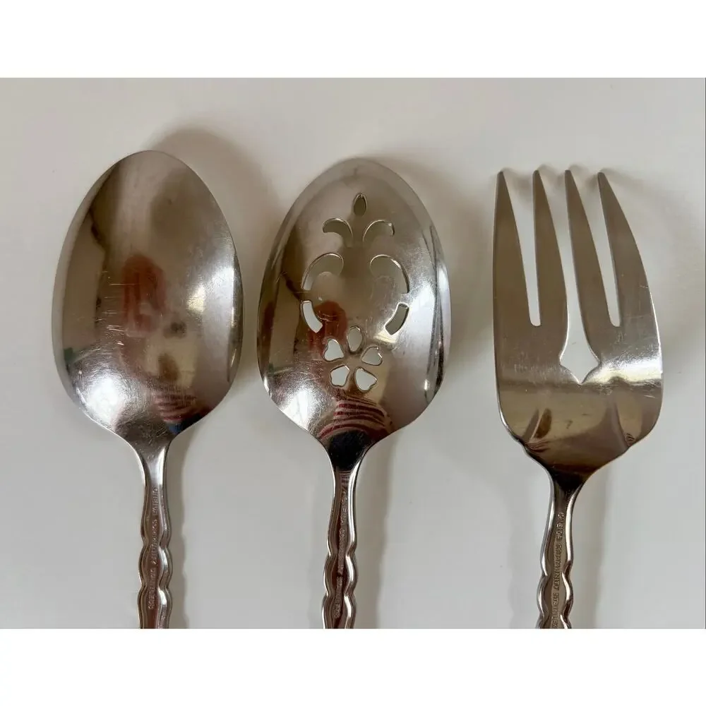 Oneida Cello Betty Crocker Serving Set Lot of 3